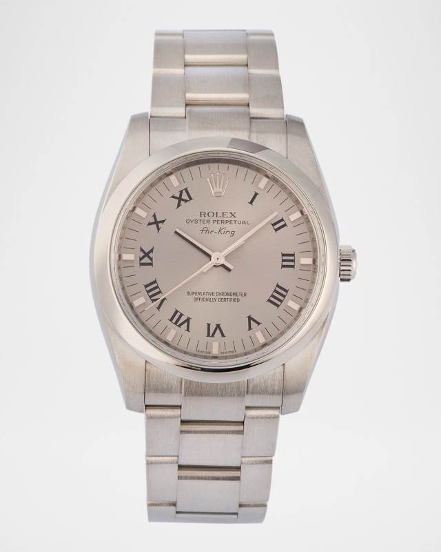 Rolex Stainless Steel Air King 34mm Vintage 2007 Watch